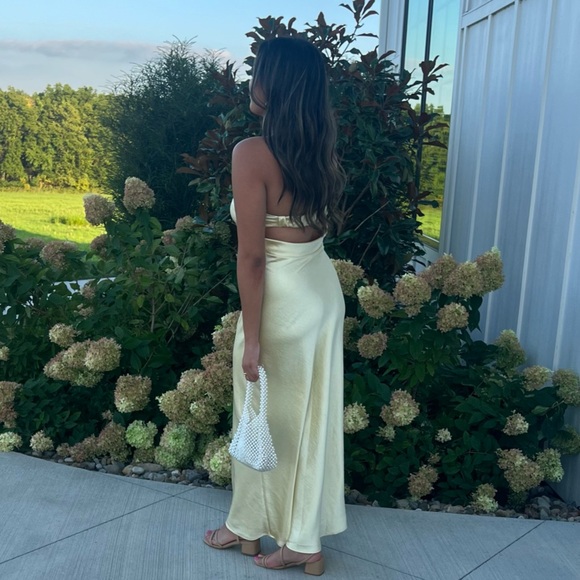 Yellow Wedding Guest Dress - Picture 4 of 4